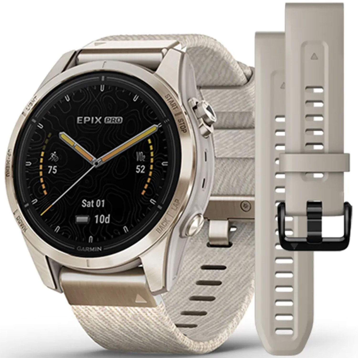 Garmin Epix Gen2 Pro Sapphire 010-02802-20 - Dame - 42 mm - Smartwatch - Digitalt/Smartwatch - Safirglas thumbnail