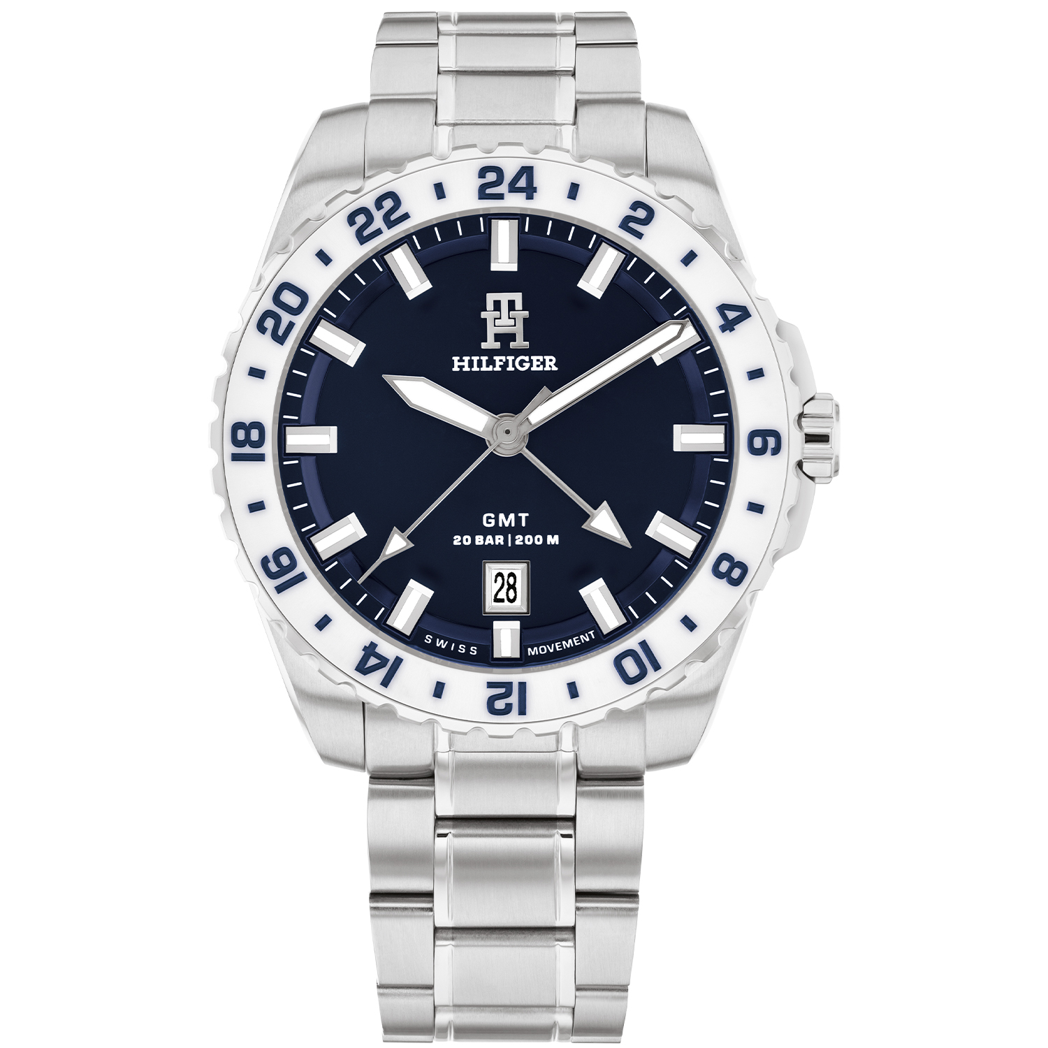 Tommy Hilfiger TH85 GMT 1792132 – Herr – 41 mm – Analogt – Quartz – Mineralglas