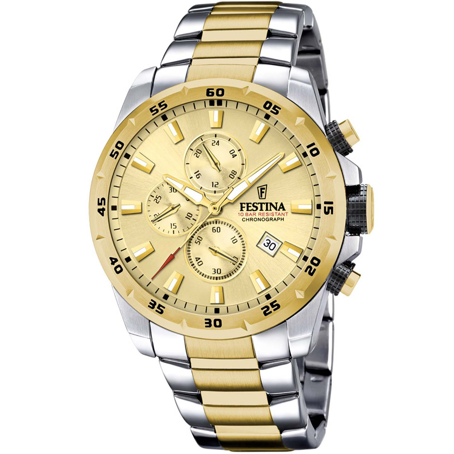 Festina Chrono F20562/1 – Herr – 45 mm – Analogt – Quartz – Mineralglas