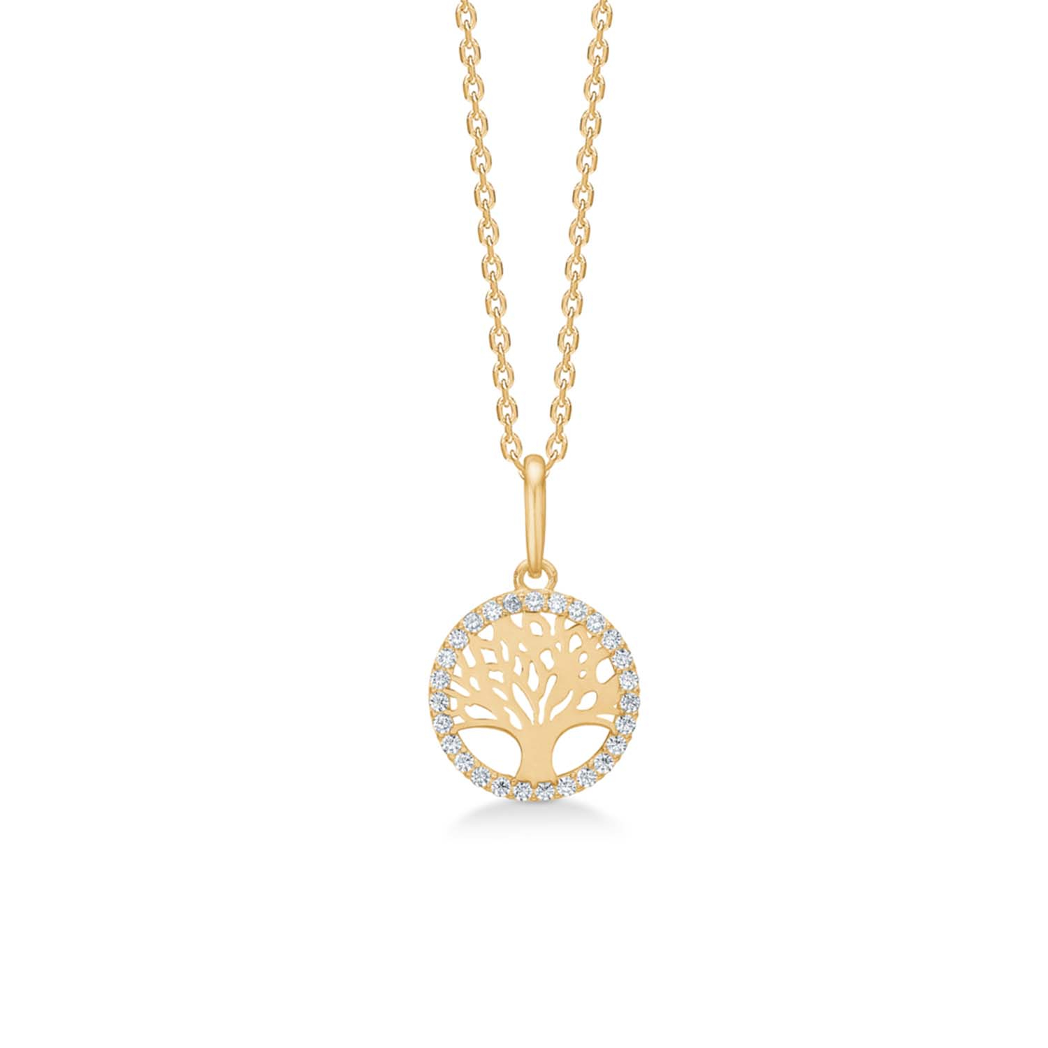 Mads Z Tree of Life Halsband 8 kt. Guld 3337110 – Dam – Gold