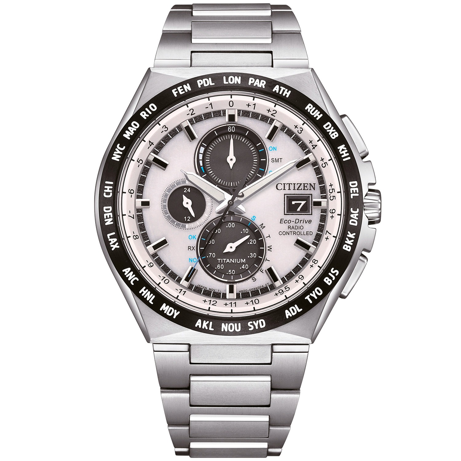 Citizen Eco-Drive Radio Controlled AT8238-84A – Herr – 43 mm – Analogt – Quartz – Safirglas