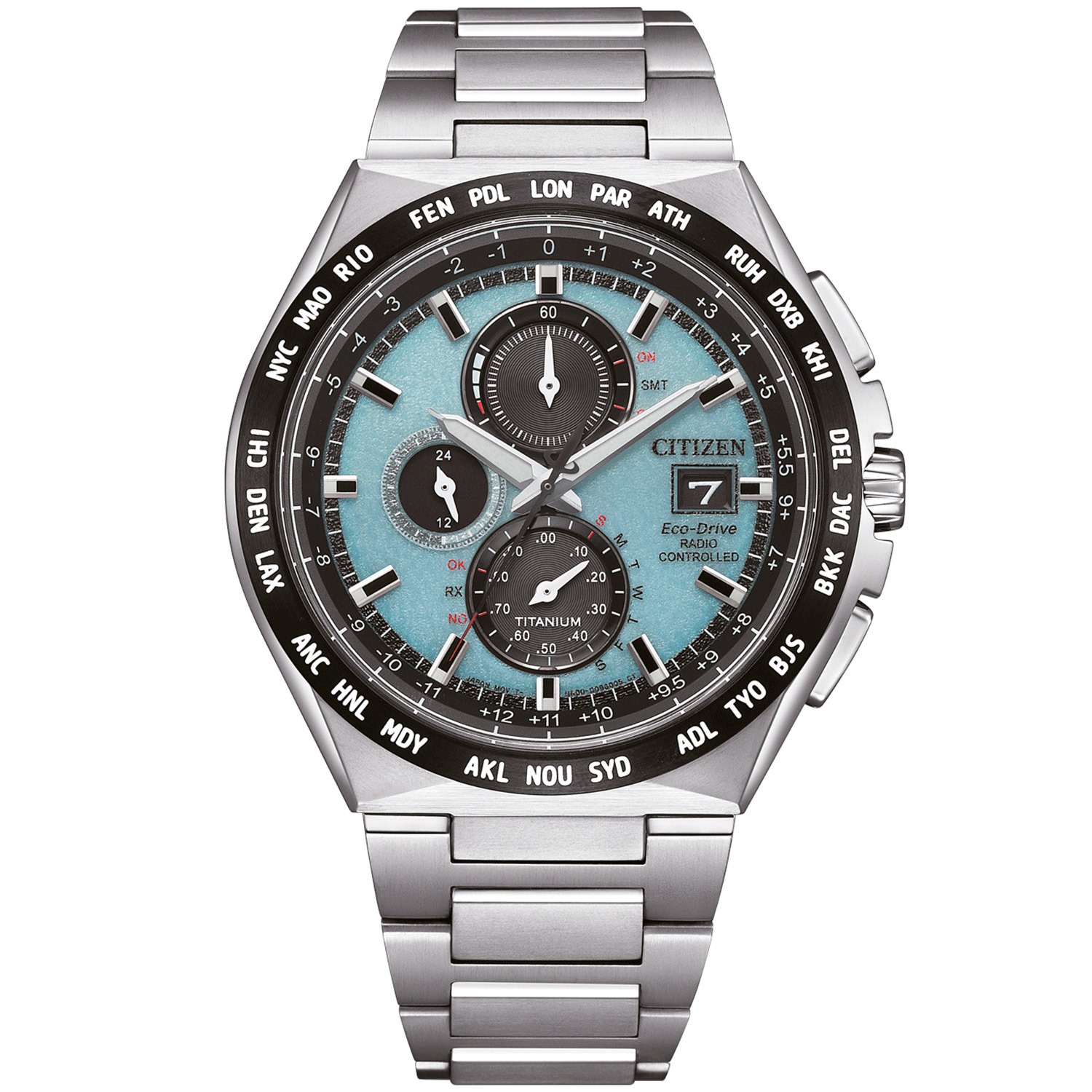 Citizen Eco-Drive Radio Controlled AT8238-84M – Herr – 43 mm – Analogt – Quartz – Safirglas