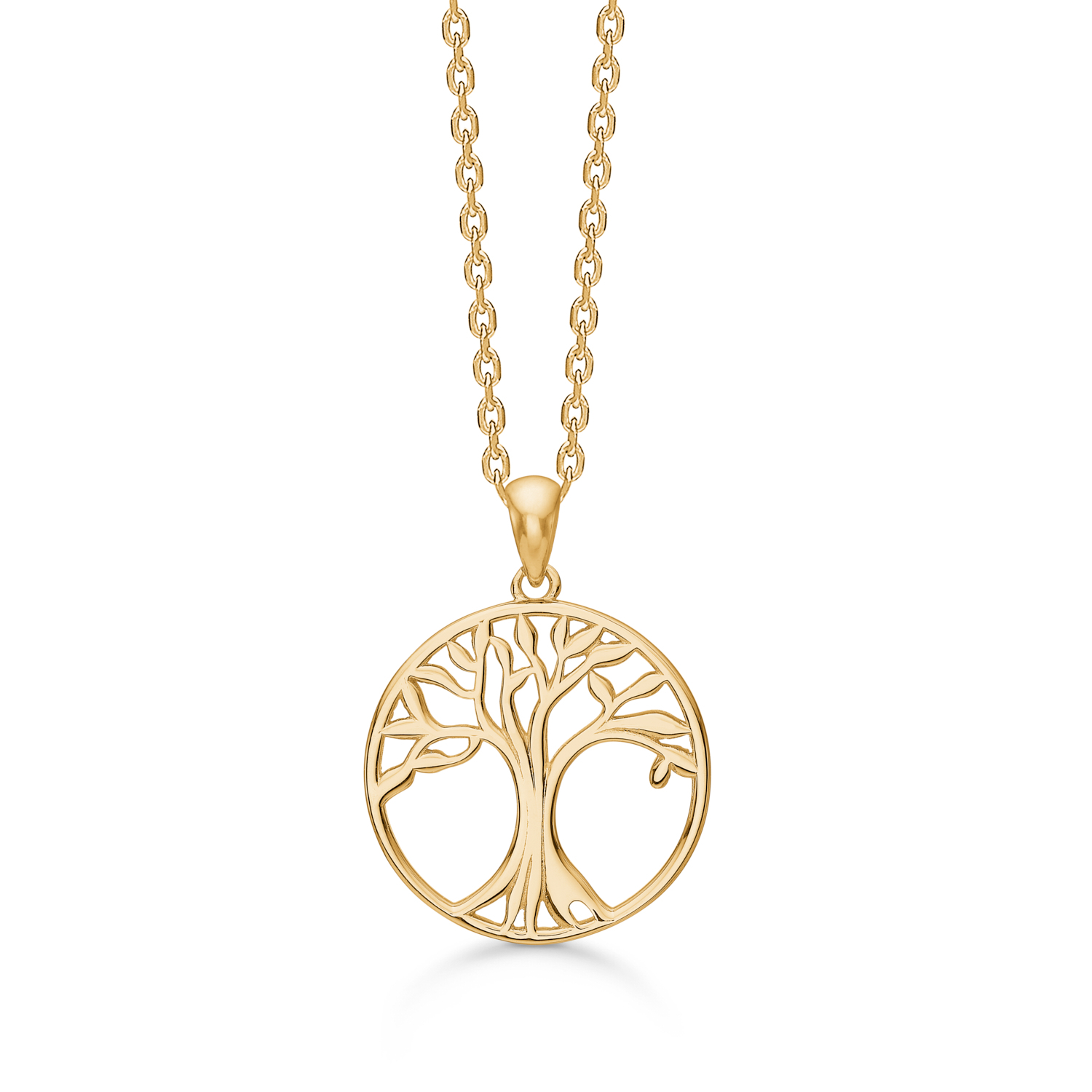 Avilé Jewelry Tree Of Life Halskæde 18 kt. Forgyldt Sølv DI017-GP - Dame - 925 sterling silver thumbnail