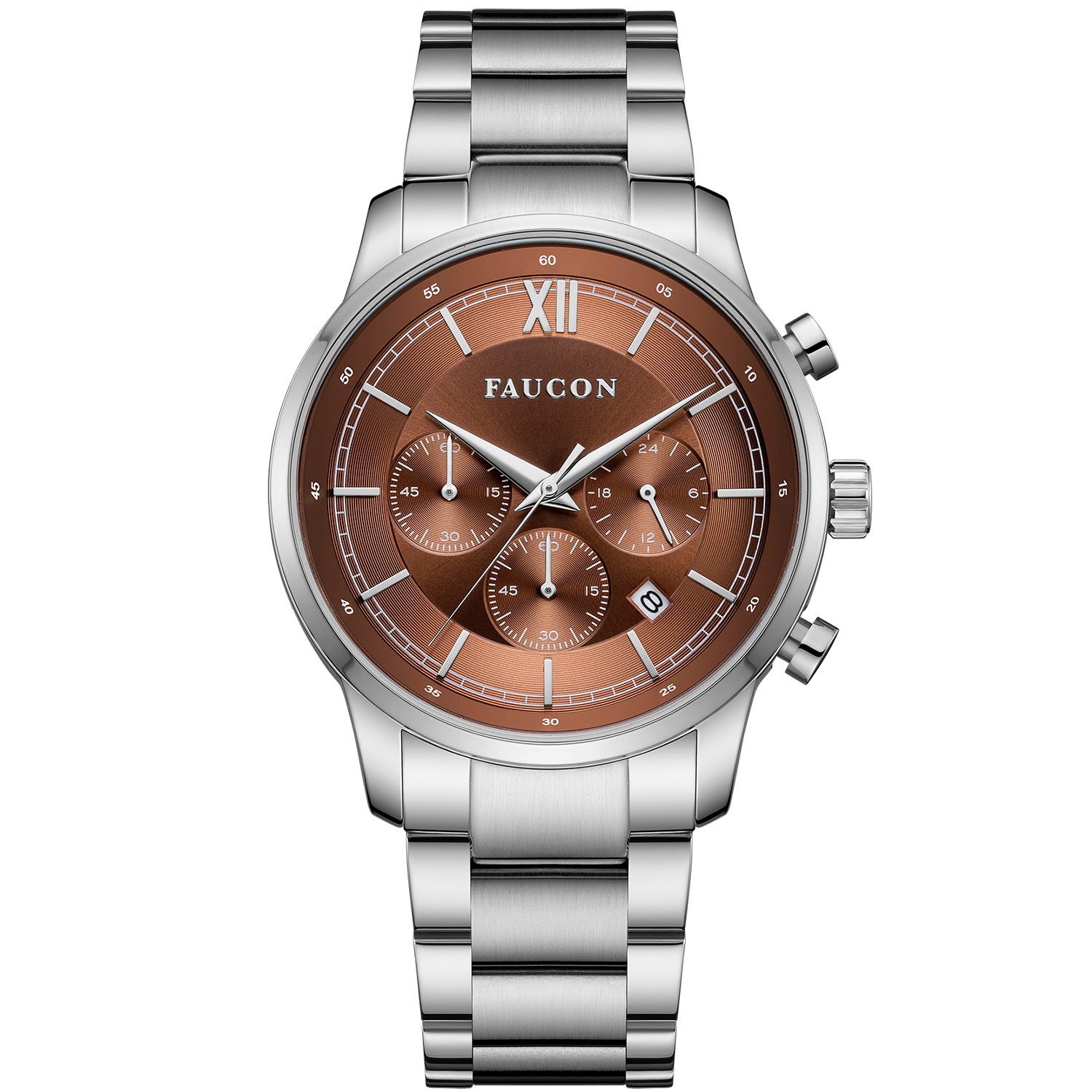 Faucon Roman F10057 – Herr – 43 mm – Analogt – Quartz – Safirbelagd