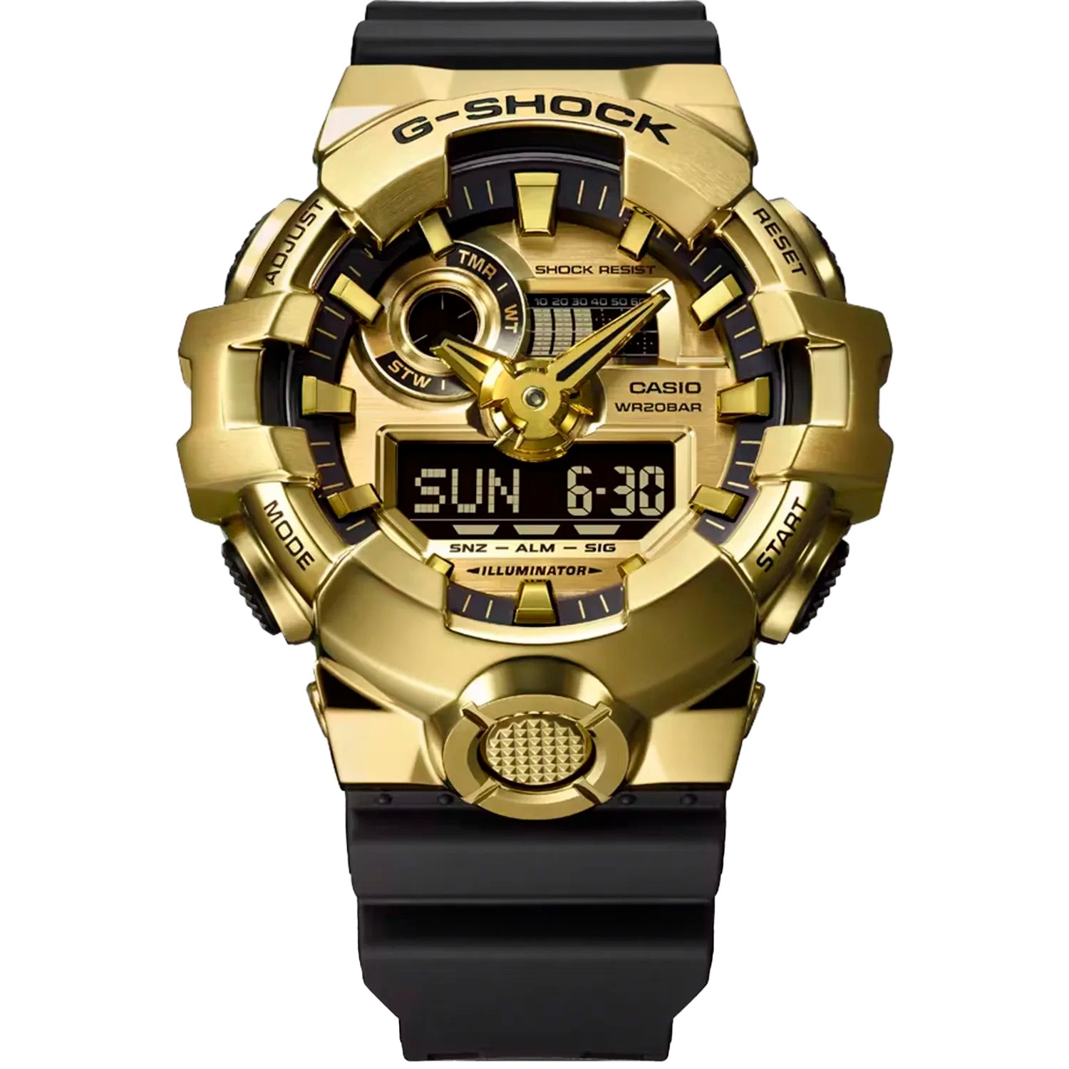 Casio G-Shock G-Steel GM-700G-9AER-1 – Herr – 53 mm – Digital – Quartz – Mineralglas