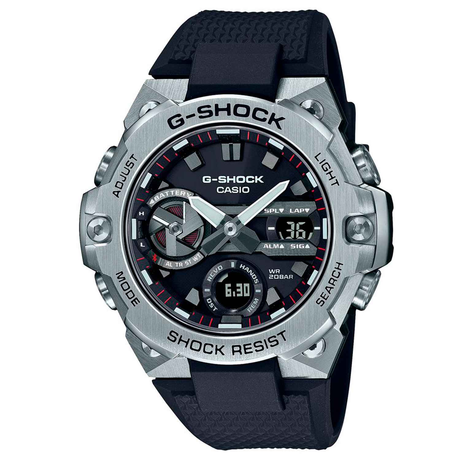 Casio G-Shock G-Steel GST-B400-1AER - Herre - 50 mm - Digitalt - Kvarts - Mineralglas thumbnail
