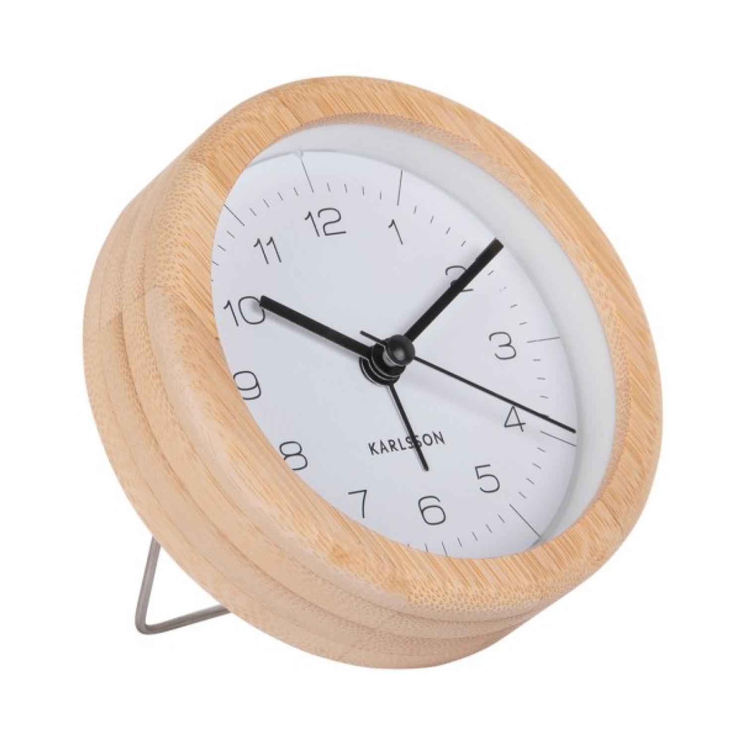 Karlsson Neat Round Väckarklocka KA5923WH – Unisex – 10 cm