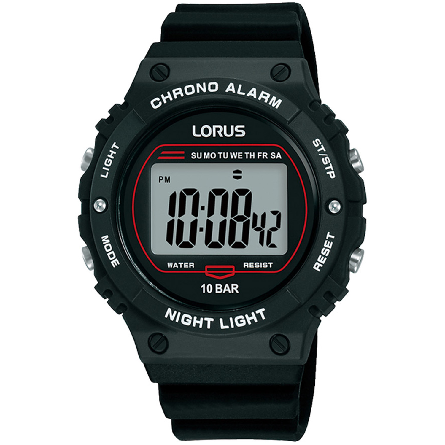 Lorus Sports Digital R2313PX9 – Herr – 40 mm – Digital – Quartz – Plexiglas