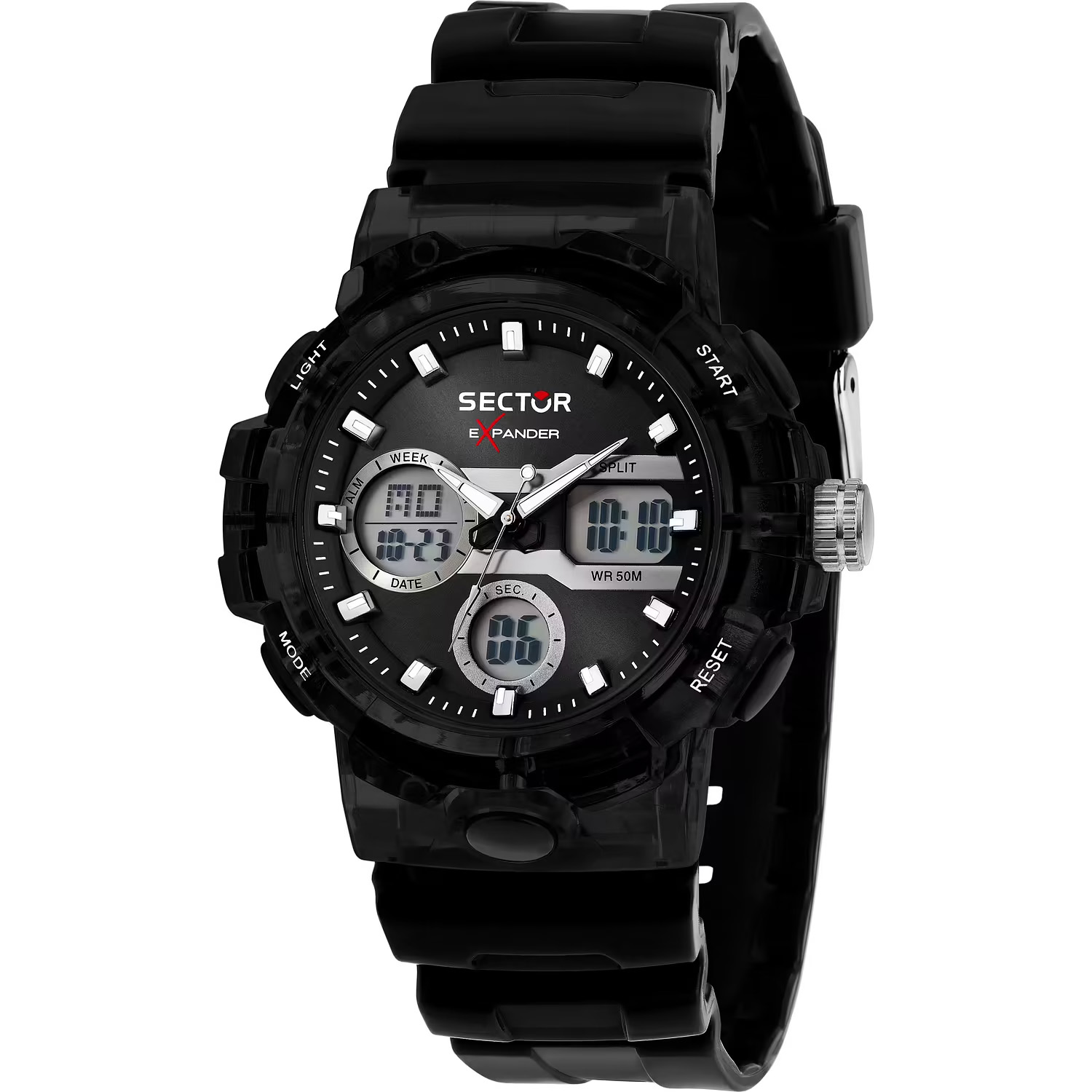 Sector EX-46 R3251242505 – Unisex – 43 mm – Digital – Quartz – Mineralglas