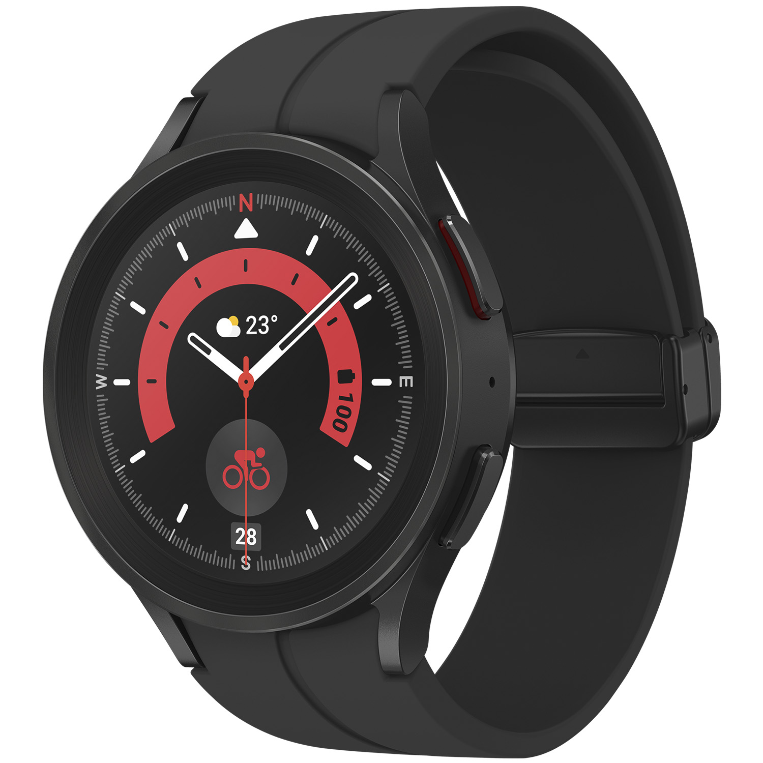 Zdjęcia - Smartwatche Samsung Galaxy Watch5 Pro 45mm BT Black SM-R920NZKAEUB - Unisex - 45 mm  