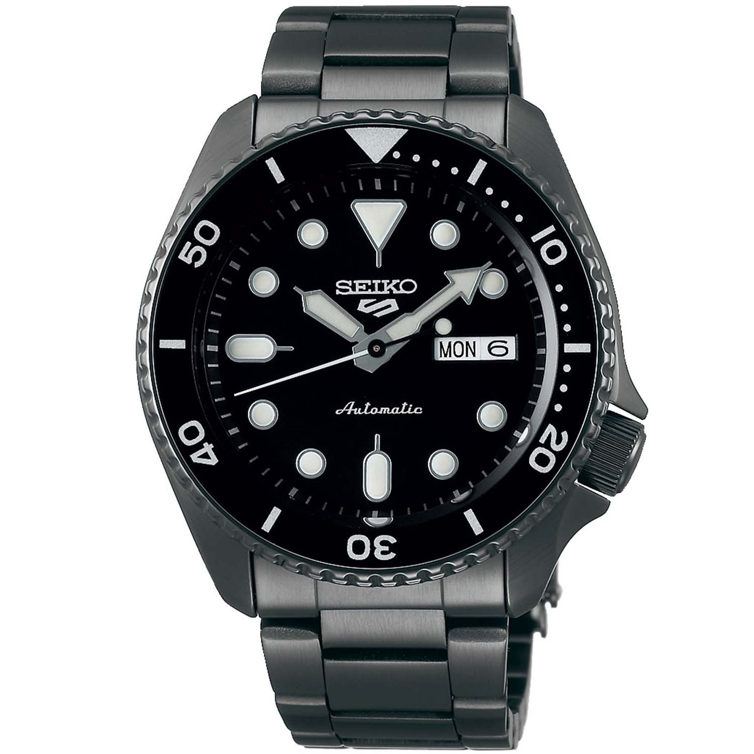 Seiko 5 Sports Automatic SRPD65K1 – Herr – 43 mm – Analogt – Automatiskt – Hardlex Crystal Mineralglas